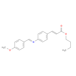 4-[(4-METHOXYBENZYLIDENE)AMINO]CINNAMIC ACID N-BUTYL ESTER