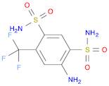 4-Amino-6-(trifluoromethyl)benzene-1,3-disulfonamide