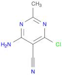 4-Amino-6-chloro-2-methylpyrimidine-5-carbonitrile