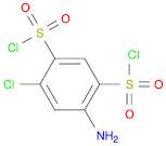 4-Amino-6-chlorobenzene-1,3-disulfonyl dichloride