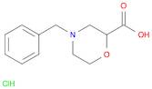 4-Benzyl-2-morpholinecarboxylic acid hydrochloride