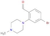 4-Bromo-2-(4-methylpiperazino)benzaldehyde