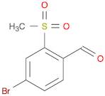 4-Bromo-2-(methylsulfonyl)benzaldehyde