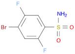 4-Bromo-2,5-difluorobenzenesulfonamide