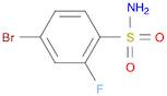 4-Bromo-2-fluorobenzenesulfonamide