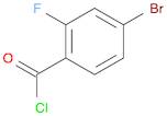 4-Bromo-2-fluorobenzoyl chloride