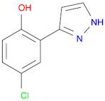 4-Chloro-2-(1H-pyrazol-3-yl)phenol