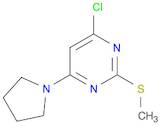 4-Chloro-2-(methylthio)-6-(pyrrolidin-1-yl)pyrimidine