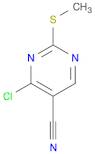 4-Chloro-2-(methylthio)pyrimidine-5-carbonitrile