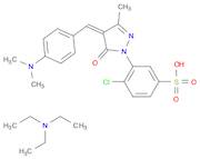 4-Chloro-3-[4-[4-(dimethylamino)benzylidene]-3-methyl-5-oxo-2-pyrazolin-1-yl]benzenesulfonic acid …