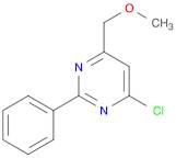 4-CHLORO-6-(METHOXYMETHYL)-2-PHENYLPYRIMIDINE