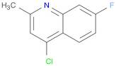 4-Chloro-7-fluoro-2-methylquinoline