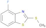 4-Fluoro-2-(methylthio)benzo[d]thiazole