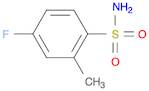 4-Fluoro-2-methylbenzenesulfonamide