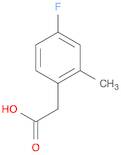 4-Fluoro-2-methylphenylacetic acid