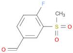 _x005F_x000D_4-Fluoro-3-(methylsulfonyl)benzaldehyde