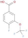 4-Fluoro-3-(trifluoromethoxy)benzoic acid