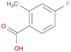 4-Fluoro-2-methylbenzoic acid