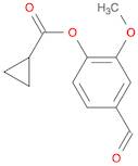 4-Formyl-2-methoxyphenyl cyclopropanecarboxylate