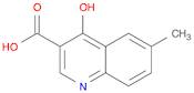 4-Hydroxy-6-methylquinoline-3-carboxylic acid