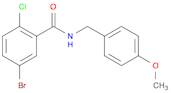 5-Bromo-2-chloro-N-(4-methoxybenzyl)benzamide