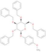 (2R,3S,4S,5R,6S)-3,4,5-Tris(benzyloxy)-2-((benzyloxy)methyl)-6-(4-methoxyphenoxy)tetrahydro-2H-p...