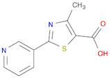 4-METHYL-2-(3-PYRIDINYL)-1,3-THIAZOLE-5-CARBOXYLIC ACID