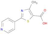 4-methyl-2-pyrid-4-yl-1,3-thiazole-5-carboxylic acid