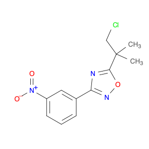 5-(1-Chloro-2-methylpropan-2-yl)-3-(3-nitrophenyl)-1,2,4-oxadiazole