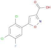 5-(2,4-Dichloro-5-fluorophenyl)isoxazole-3-carboxylic acid