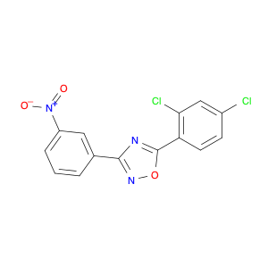 5-(2,4-DICHLOROPHENYL)-3-(3-NITROPHENYL)-1,2,4-OXADIAZOLE