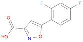 5-(2,4-Difluorophenyl)isoxazole-3-carboxylic acid