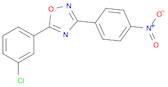 5-(3-CHLOROPHENYL)-3-(4-NITROPHENYL)-1,2,4-OXADIAZOLE