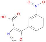 5-(3-Nitrophenyl)oxazole-4-carboxylic acid