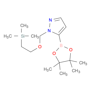 5-(4,4,5,5-Tetramethyl-1,3,2-dioxaborolan-2-yl)-1-((2-(trimethylsilyl)ethoxy)methyl)-1H-pyrazole