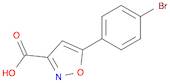 5-(4-Bromophenyl)isoxazole-3-carboxylic Acid