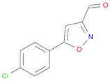 5-(4-Chlorophenyl)isoxazole-3-carboxaldehyde