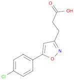 5-(4-Chlorophenyl)isoxazole-3-propionic acid