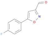 5-(4-Fluorophenyl)isoxazole-3-carboxaldehyde