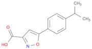 5-(4-ISOPROPYLPHENYL)ISOXAZOLE-3-CARBOXYLIC ACID