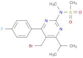 N-[5-Bromomethyl-4-(4-fluorophenyl)-6-isopropylpyrimidine-2-yl]-N-methylmethane sulfonamide