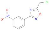 5-(Chloromethyl)-3-(3-nitrophenyl)-1,2,4-oxadiazole