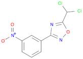 5-(Dichloromethyl)-3-(3-nitrophenyl)-1,2,4-oxadiazole