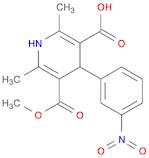 5-(methoxycarbonyl)-2,6-dimethyl-4-(3-nitrophenyl)-1,4-dihydropyridine-3-carboxylic acid