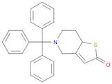 5,6,7,7a-Tetrahydro-5-(triphenylmethyl)thieno[3,2-c]pyridinone