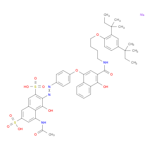 5-Acetamido-3-[4-[3-[4-(2,4-di-tert-pentylphenoxy)butylcarbamoyl]-4-hydroxy-1-naphthoxy]phenylazo]…