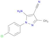 5-Amino-1-(4-chlorophenyl)-3-methyl-1H-pyrazole-4-carbonitrile