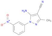 5-Amino-3-methyl-1-(3-nitrophenyl)-1H-pyrazole-4-carbonitrile