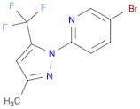 5-Bromo-2-(3-methyl-5-(trifluoromethyl)pyrazol-1-yl)pyridine