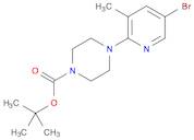 tert-Butyl 4-(5-bromo-3-methylpyridin-2-yl)piperazine-1-carboxylate